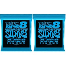 어니 볼 슈퍼 RPS 니켈 권선 슬링키 일렉트릭 기타 줄 9-42 게이지(P02239), Extra (8-38), Extra (Pack of 2), Single Pack, 1개