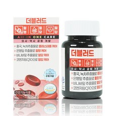 더블러드 올인원 혈관 혈압 혈당 혈행 콜레스테롤 케어 관리 영양제, 1