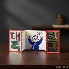 나비몰 위인 김구 포일아트