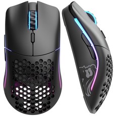글로리어스 GLORIOUS MODEL 0- WIRELESS RF2.4 유무선 게이밍 마우스, 블랙, MODEL O