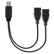 N35R_USB 2.0A 수 auf 2 듀얼 암 잭 Y 분배기 어댑터 Kabel_1