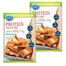 KAY'S NATURALS 蛋白質小吃混合甜燒烤無麩質, 34克, 2個