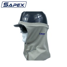 사펙스 자외선차단 선가드 쿨 스마트 안전모 햇빛가리개, 그레이, 1개