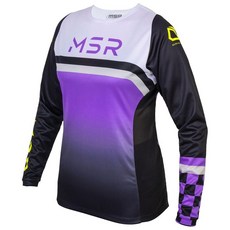 MSR 여성용 Nova 더트 바이크 모토크로스 MTB 저지 XXL 블랙/퍼플 142875