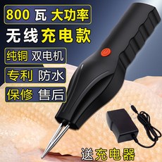 叁山臻選 家禽拔毛機 全自動雞鴨脫毛家用電動雞鴨鹅拔毛便攜 拔毛神器, 1個, 800瓦大功率【充插兩用款】純銅雙電機