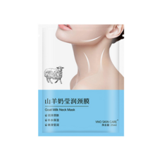 VNO SKIN CARE 山羊奶頸膜 頸部保濕嫩白 淡化頸紋 天鵝頸養成 身體敷膜 美妝保養, 1個, 1