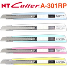NT/소형 컷터칼 A-301RP/팬시 디자인 컷터칼 색상랜덤