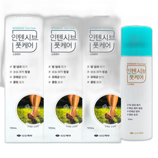 신신제약 약국판매용 발냄새제거 쿨링 인텐시브 풋케어 스프레이, 3개