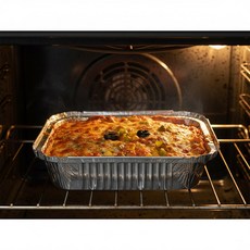 은박도시락 10개입 오븐 스파게티 파스타 용기 500ml 뚜껑포함, 1세트