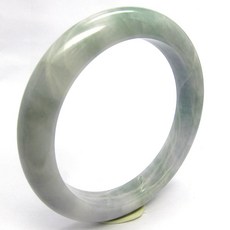 小樂珠寶 翡翠手鐲 紫羅蘭湖水藍 天然A貨 (手圍18.9號 內徑59.3mm V620), 1個