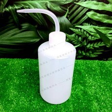 【閃電聯盟】爬蟲加水器 彎嘴澆水瓶 多肉澆水彎嘴滴壺 500ml 擠壓式 尖嘴 盆栽澆水器 無節幼蟲餵食器 豐年蝦餵食, 1個, 透白色 500ml, 透白
