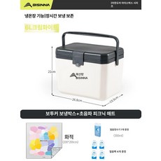 메종드라종 스쿨러 쿨패치 보온보냉가방, 1, 1L, 6L 4개+플로럴 패턴 200x200cm