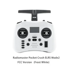 Radiomaster 포켓 원격 제어 FPV 트래버스 항공기 모델 휴대용 맞춤형 Elrs CC2500 프로토콜, 01 Frost White-ELRS M2