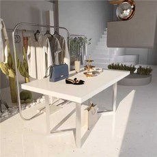 전시 테이블 구두 촬영 진열대 디피 화이트 1.120x60x75(두께3cm)원목색, 4.140x60x75(두께3cm)화이트