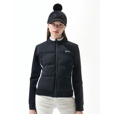 디즈니골프 여성 배색 라인 스터드 패딩 점퍼 SM4LJB030 2569841