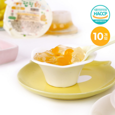 생생팝핑푸딩 망고맛 과일푸딩 코코넛 망고 떠먹는 컵젤리 아이가 좋아하는 맛있는 어린이간식, 1g, 10개