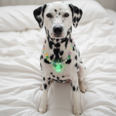 베라킴 반려견 반려묘 야광방울목걸이, 1개, 그린