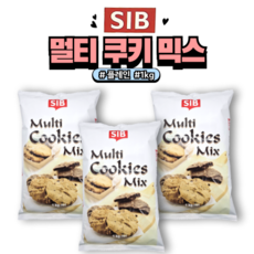 [홈베이킹레시피] 선인 멀티 쿠키 믹스 가루, 1kg, 3개