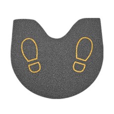 3M 소변기 매트 화장실 매트 6050C+, 회색, 1개