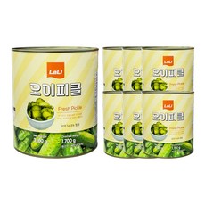 오이피클(라리 슬라이스 3.1K)X6, 3.1kg, 6개