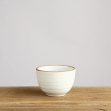 이천도자기 담소 도자기 죽그릇 9.5cm+그릿커머스Shop, 화이트