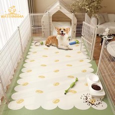 寵物地墊貓狗籠子圍欄墊子pvc防水隔尿墊可擦免洗地墊, 1個, HC-五小隻,90公分*160公分