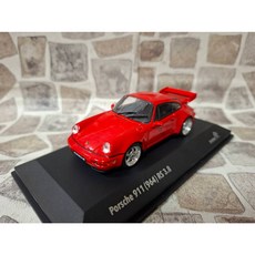 Solido 1/43 Porsche 911 (964) RS 3.8 1994 警備紅 模型, 1個