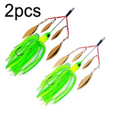 1Pcs Spinnerbait 지갑 미끼 Multirota 스피너 스푼 파이크 태클 모든 인공 금속 장식 조각, 06 2pcs