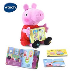Vtech 粉紅豬小妹-2合1互動故事偶 佩佩豬玩偶 授權 互動故事, 1個, 粉紅