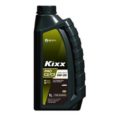 GS칼텍스 합성 엔진오일 Kixx PAO C2/C3 5W-30 / 1L(승용디젤/가솔린/LPG), 1개