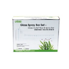 ISTA伊士達 玻璃灑水管套組12mm/16mm 灑水管 玻璃水管 圓桶 外置過濾器, IF-734 玻璃灑水管12mm, 1個