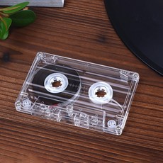 표준 카세트 컬러 빈 테이프 플레이어 음성 음악 용 마그네틱 오디오 투명 보관함 45 분 60/90, 60 minutes, 2) 60 minutes