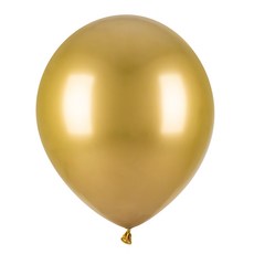 파티팡풍선 라운드 45cm 크롬 25입, 크롬 골드, 1개