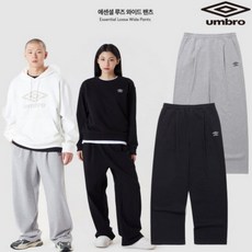 [백화점 정품] UMBRO 25SS 에센셜 루즈 와이드 팬츠 UQ123CFP17 2종 택1