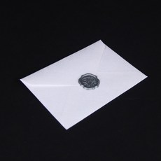 명절 감사 세뱃돈 실링왁스 린넨 용돈봉투 화이트, 1개