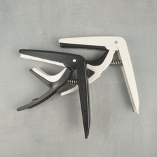 클래식 통 일렉 기타 카포, 블랙, 1개