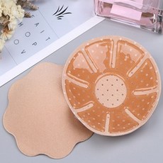 통기성 좋은 실리콘 젖꼭지 유두패치 니플 가리개, 플라워, 1개