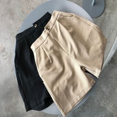 벨르팜므 남아반바지 유아슬랙스 아기여름바지 베이지 블랙 깔끔핏 정장