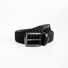 Penguin 企鵝logo黑色編織腰帶 - 美國百分百真品