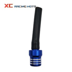 오토바이 연료 탱크 브리더 파이프 가스 캡 밸브 벤트 호스 튜브 Motocross CR CRF EXC YZF YZ KLX SXF RMZ ATV, Blue Black