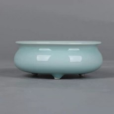 仿宋影青 三足小香爐筆洗, 如圖所示