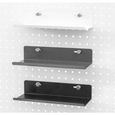 타공판 철제 선반, 모던선반 20cm 화이트, 1개