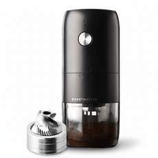 로스트마스터 무선 전동 커피그라인더 원두 전동커피분쇄기, 420 스테인레스 스틸