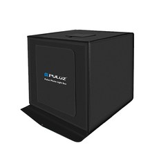 Puluz 可調光摺疊LED補光套裝, 1個, 胖牛攜帶型攝影棚-40公分