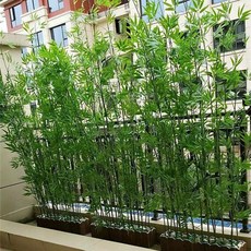 대나무 조경 울타리 호텔 인조 펜스 가림막 정원 텃밭, 1.5m 높이