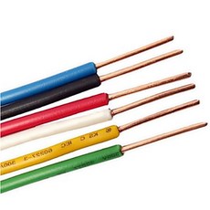 HIV 단선 1.5SQ 2.5SQ 4SQ10M 절단판매 스위치 콘센트 옥내배선 단심 통구리 기능사실기, 백색, 1개