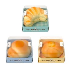 말랑쫀득 베이커리 스퀴시, 3개입, 3개