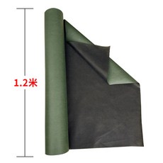 別墅花園防草布 園林綠化園藝土工布 果樹除草布 果樹蓋布 園林果園 防草地布 遮草布 花池菜地麵石子鋪地庭院墊底布, 綠黑1.2X100米送100枚地釘, 1個