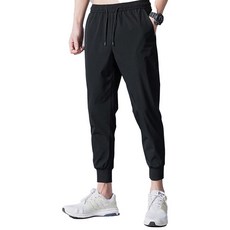 小蘭優購 九分運動褲 男 冰感透氣 慢跑褲