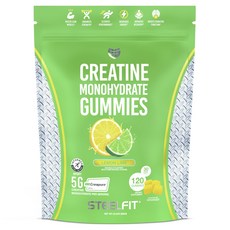 Steelfit 一水肌酸檸檬萊姆軟糖, 1個, 660g